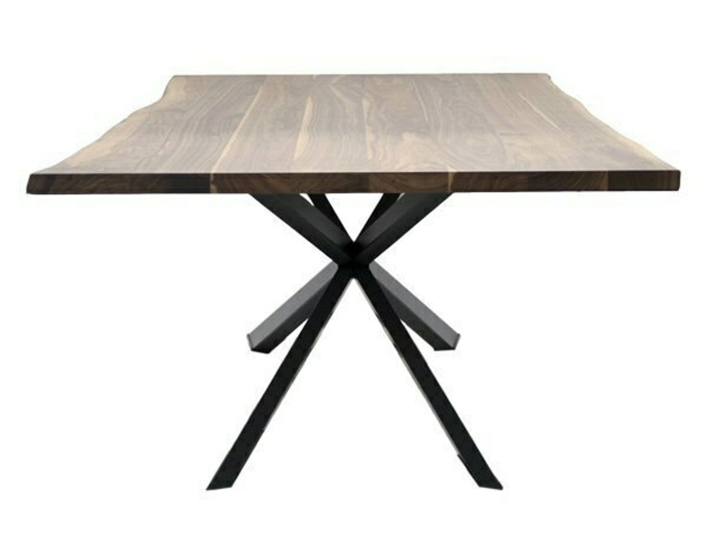 Spyder Dining Table - Walnut/Graphite/94.5