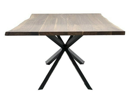 Spyder Dining Table - Walnut/Graphite/94.5