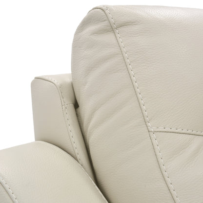 Sarasota Power Sofa - Beige Leather