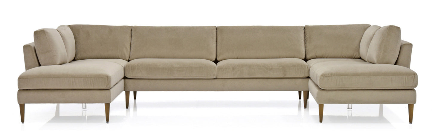 Personalize 3 Pc Grand Track Sectional