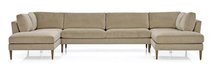 Personalize 3 Pc Grand Track Sectional