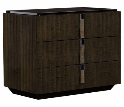 Red Carpet 3-Drawer Nightstand - Bruno Gloss