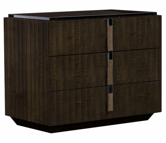 Red Carpet 3-Drawer Nightstand - Bruno Gloss