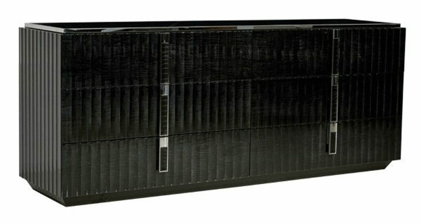 Red Carpet 6-Drawer Dresser - Black Pearl