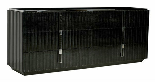 Red Carpet 6-Drawer Dresser - Black Pearl