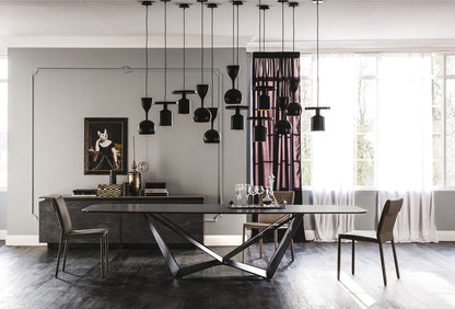Skorpio Keramik Dining Table - 118 In