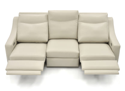 Sarasota Power Sofa - Beige Leather