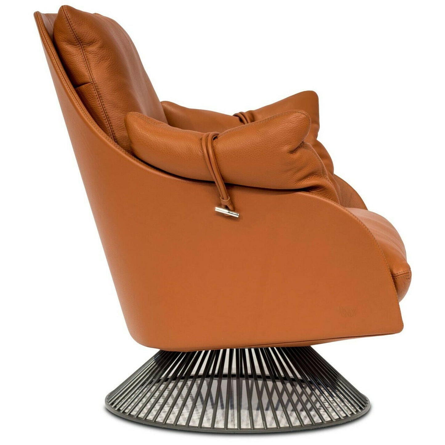 Gloss Swivel Arm Chair