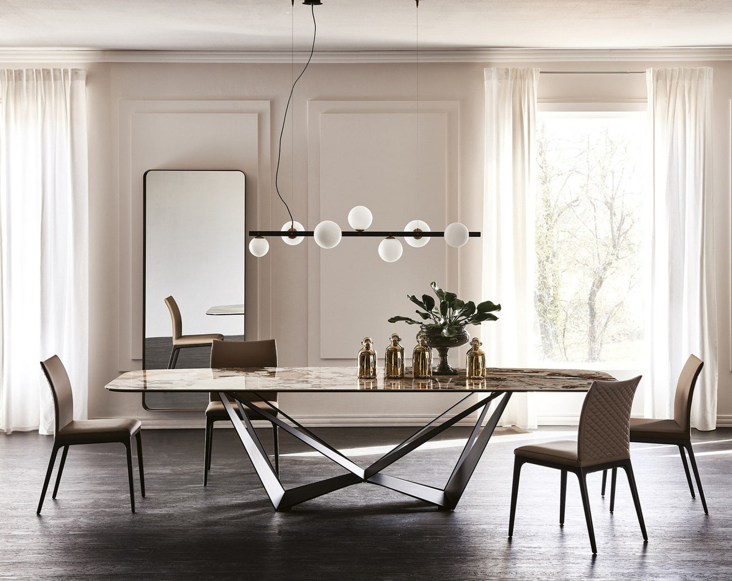 Skorpio Keramik Dining Table - 94.5 In