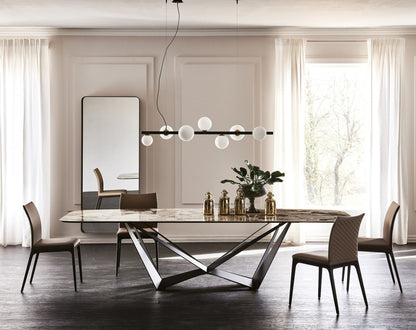 Skorpio Keramik Dining Table - 94.5 In
