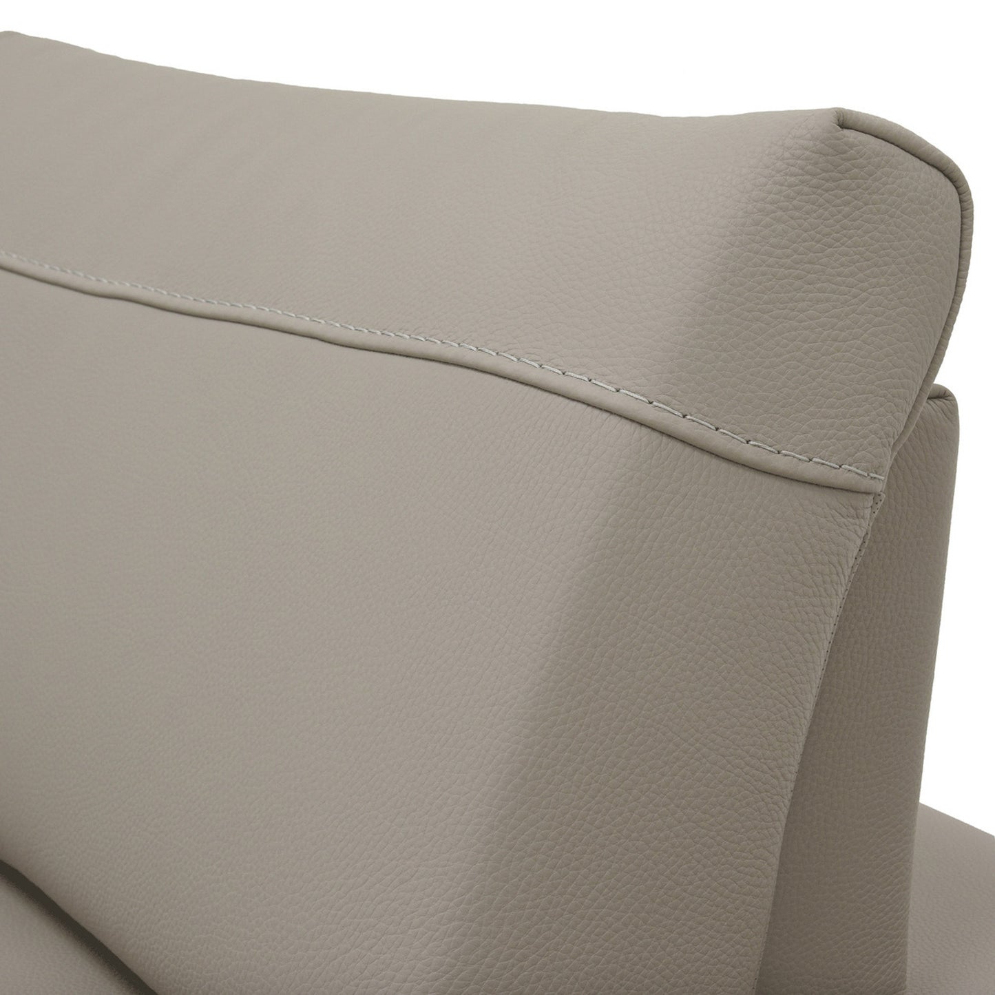 Matteo Sectional - Taupe Leather