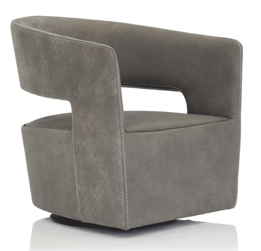 Gem Swivel Chair - Taupe