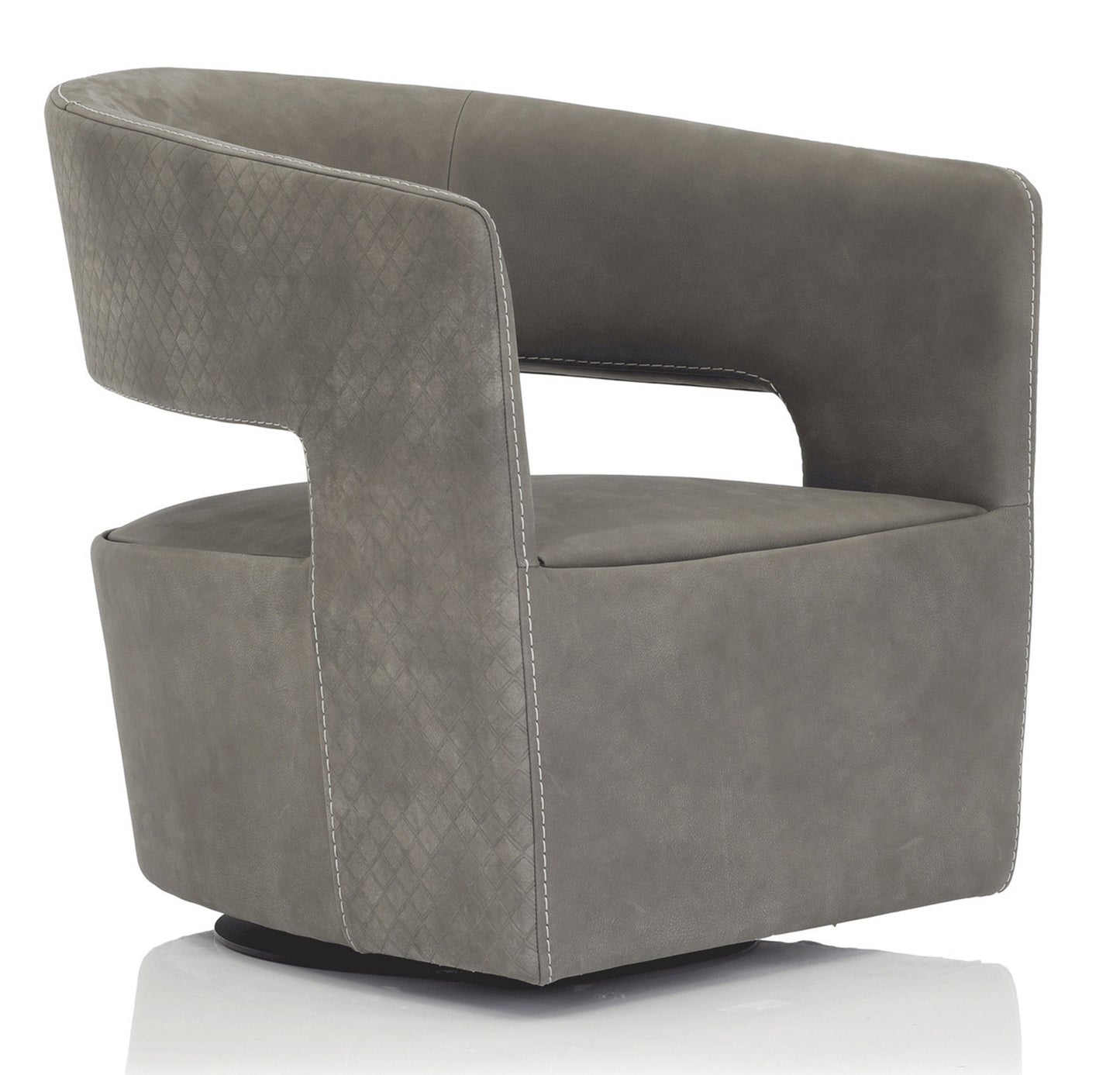 Gem Swivel Chair - Taupe