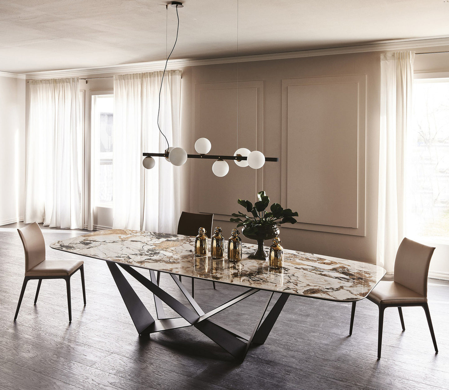 Skorpio Keramik Dining Table - 94.5 In