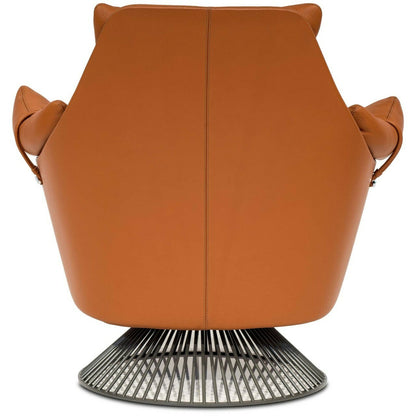 Gloss Swivel Arm Chair