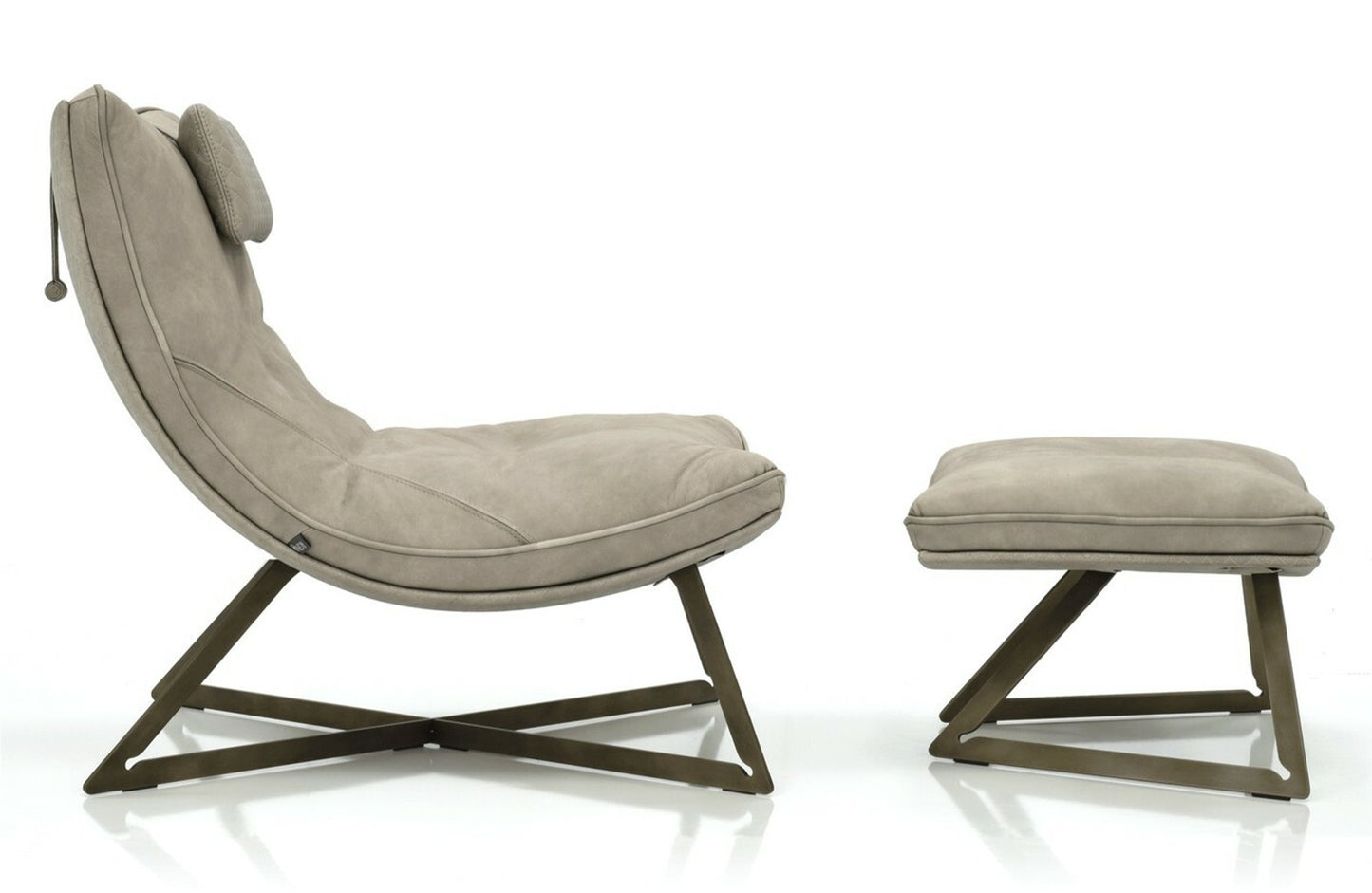 Scarlett Chair & Ottoman w/ Headrest