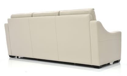 Sarasota Power Sofa - Beige Leather