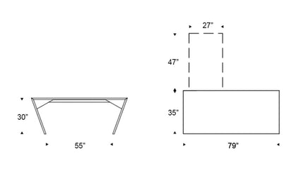 Vega Desk w/ Variable Return