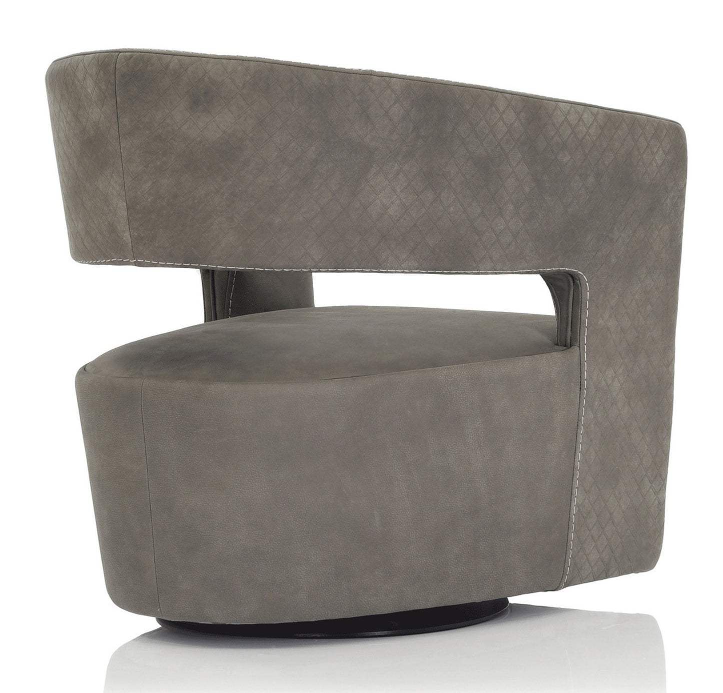 Gem Swivel Chair - Taupe