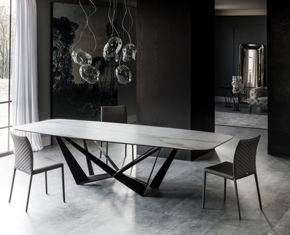 Skorpio Keramik Dining Table - 118 In