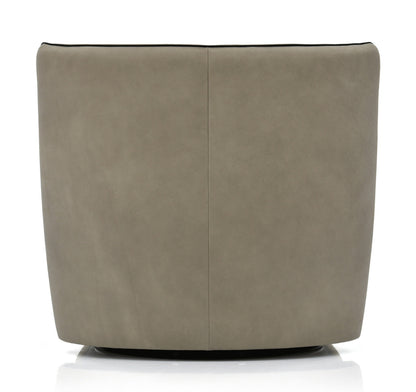 Tulip Swivel Chair - Clay Leather