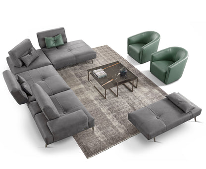 Smart Sectional - Dark Blue