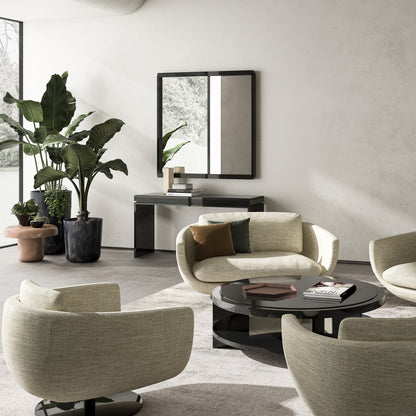 Black & More Round Cocktail Table
