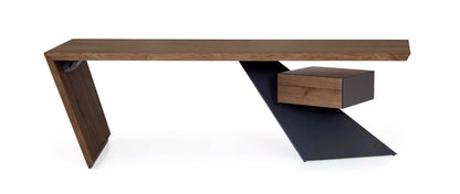 Nasdaq Desk - 85 In - Walnut