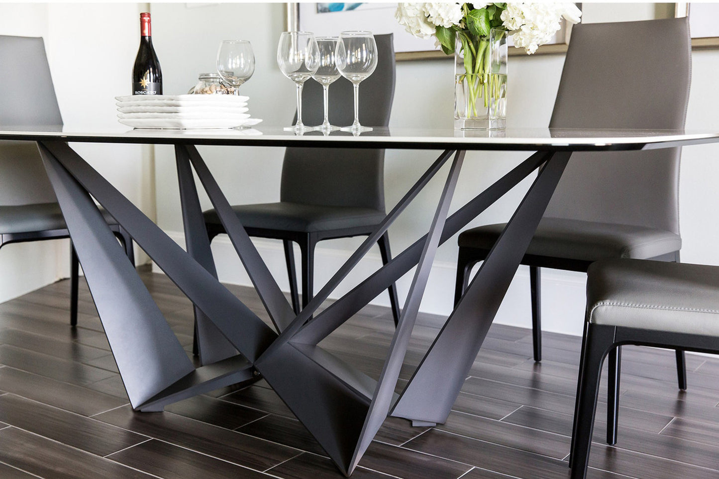 Skorpio Keramik Dining Table - 94.5 In