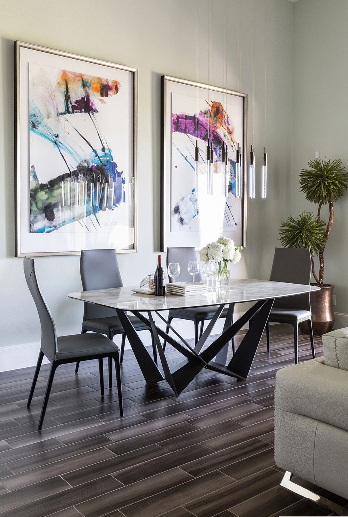 Skorpio Keramik Dining Table - 94.5 In
