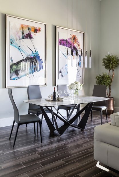 Skorpio Keramik Dining Table - 118 In