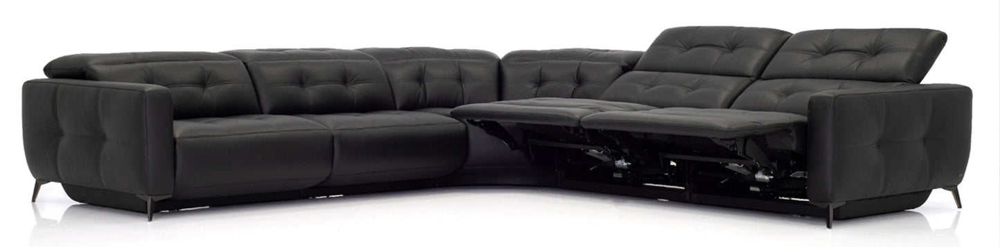 Verona Power Sectional - Burnished Bronze