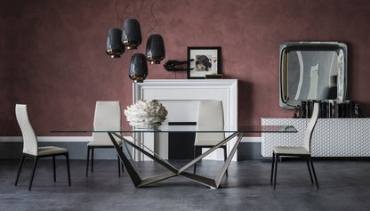 Skorpio Glass Dining Table - 94.5 In