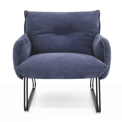 Margot Chair - Blue Leather