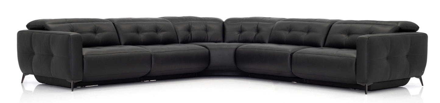Verona Power Sectional - Burnished Bronze