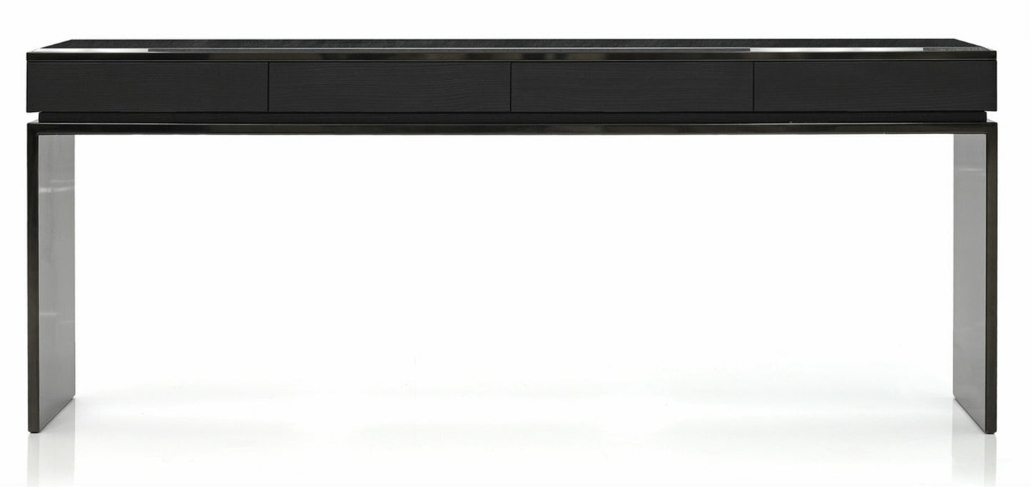 Black & More Console Table w/ Drawers