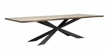 Spyder Dining Table - Walnut/Graphite/94.5