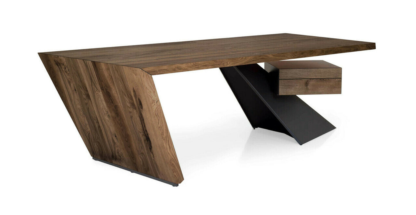 Nasdaq Desk - 85 In - Walnut