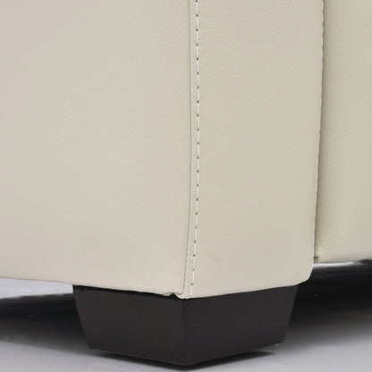 Sarasota Power Sofa - Beige Leather