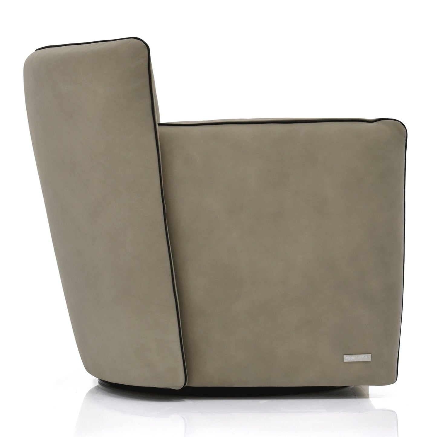 Tulip Swivel Chair - Clay Leather