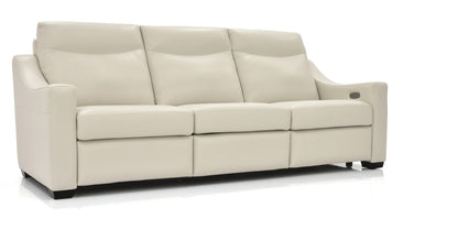 Sarasota Power Sofa - Beige Leather