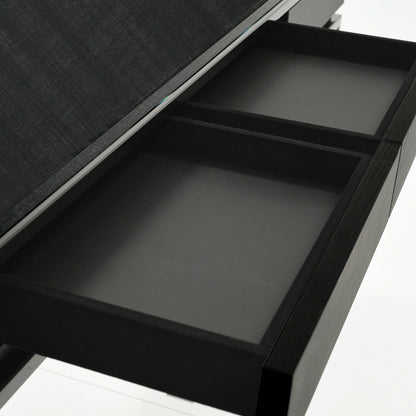 Black & More Console Table w/ Drawers