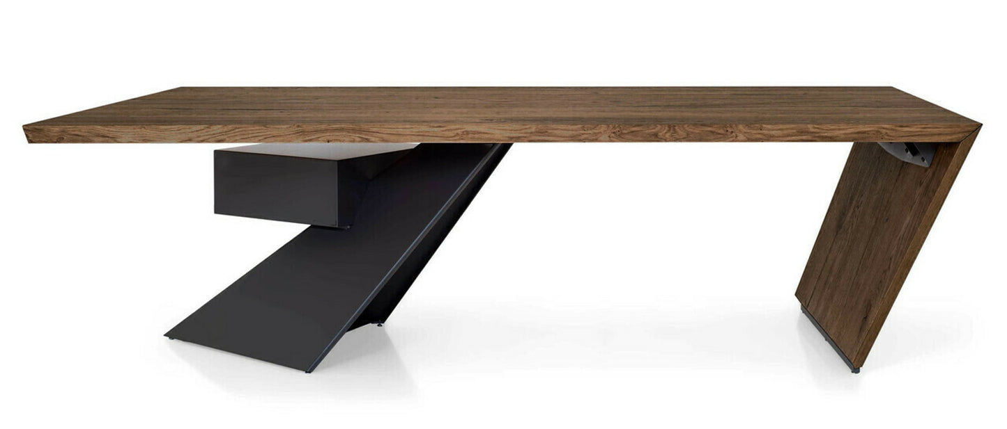 Nasdaq Desk - 85 In - Walnut