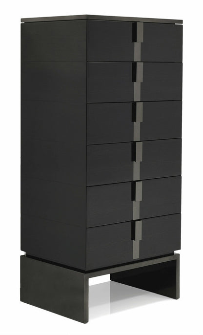 Black & More Tall Drawer Chest