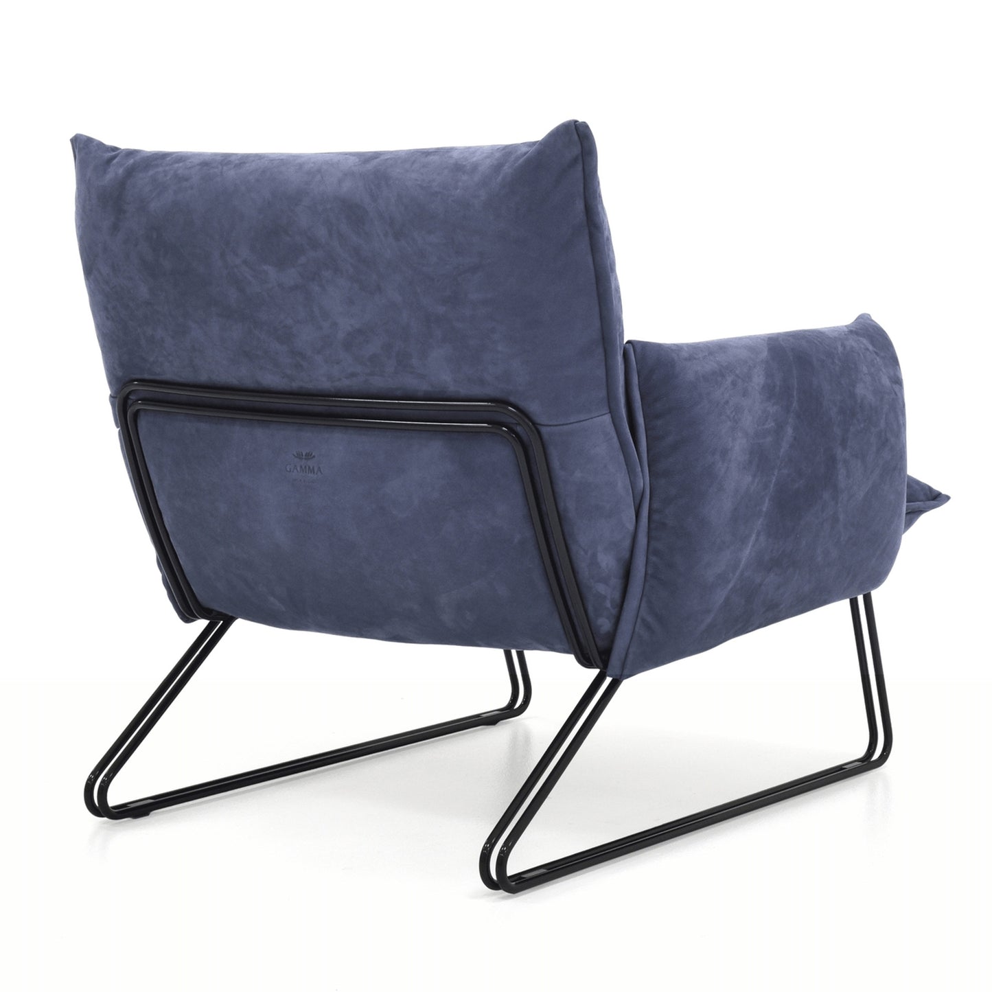 Margot Chair - Blue Leather