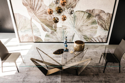 Skorpio Glass Dining Table - 94.5 In