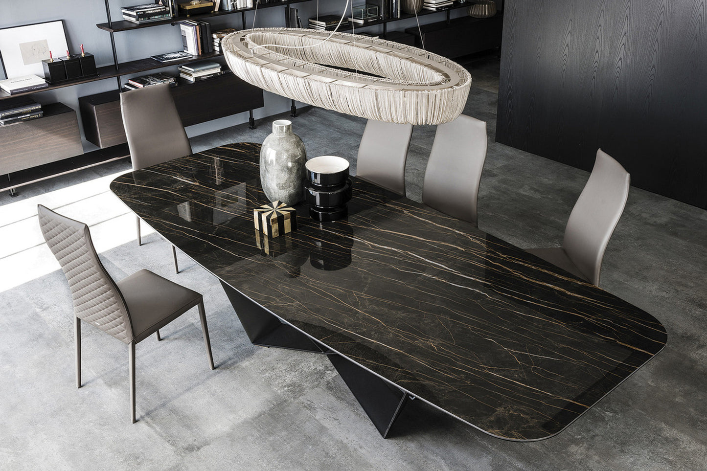 Skorpio Keramik Dining Table - 94.5 In