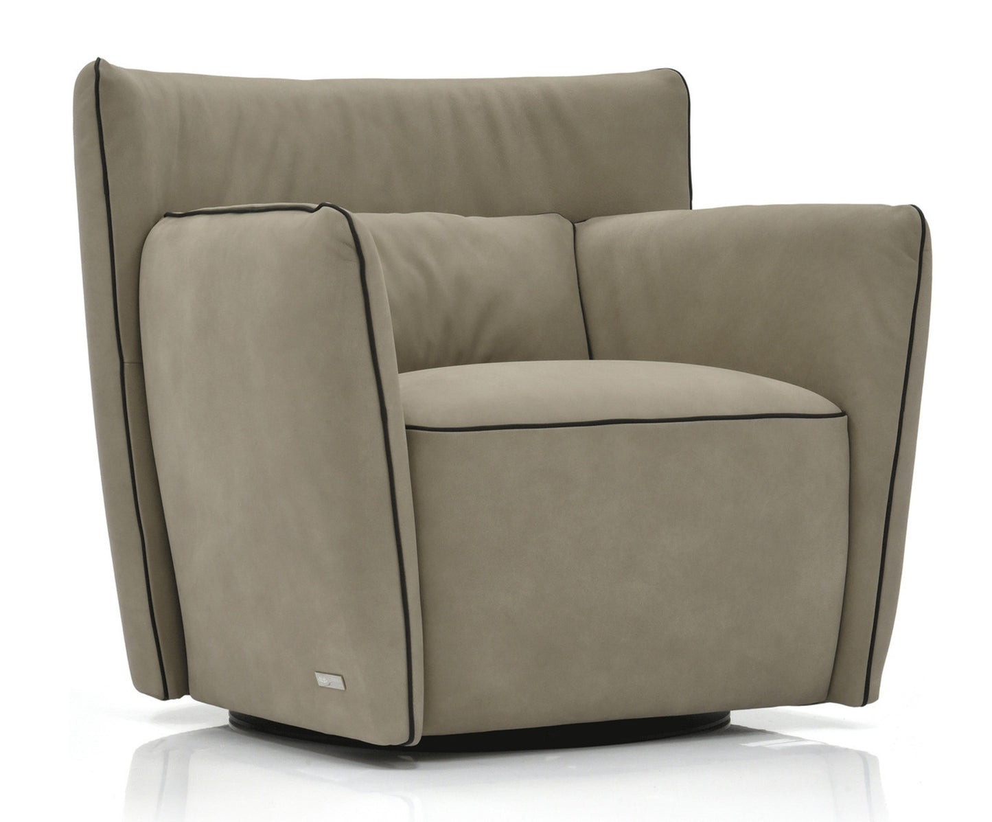 Tulip Swivel Chair - Clay Leather