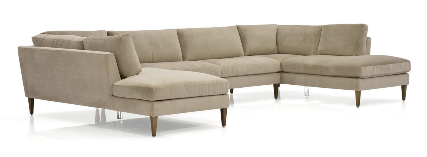 Personalize 3 Pc Grand Track Sectional