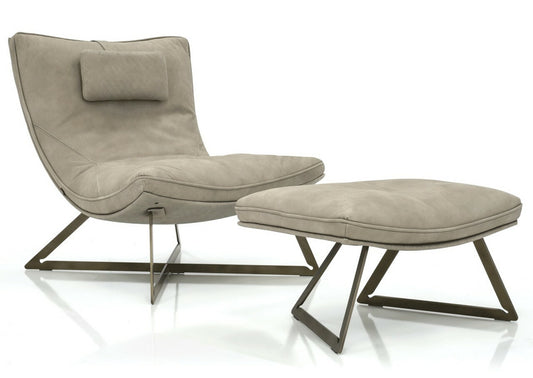 Scarlett Chair & Ottoman w/ Headrest